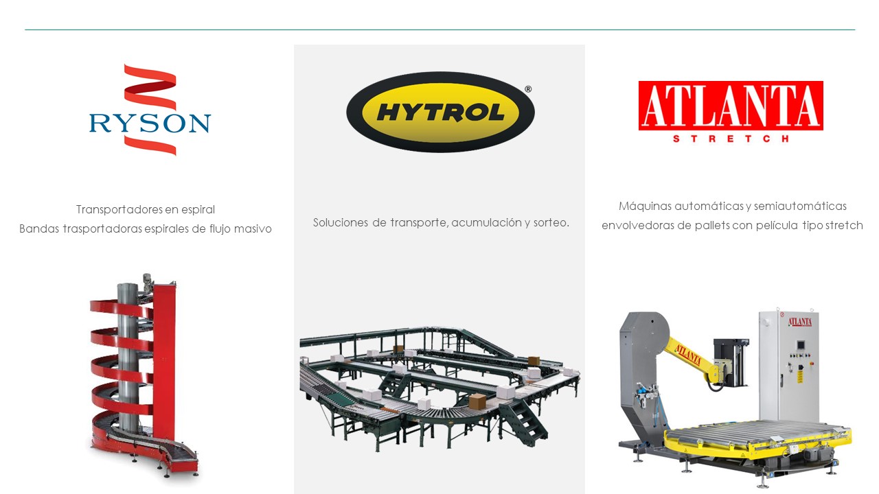 grupo de marcas 9: Ryson, Hytrol, Atlanta stretch