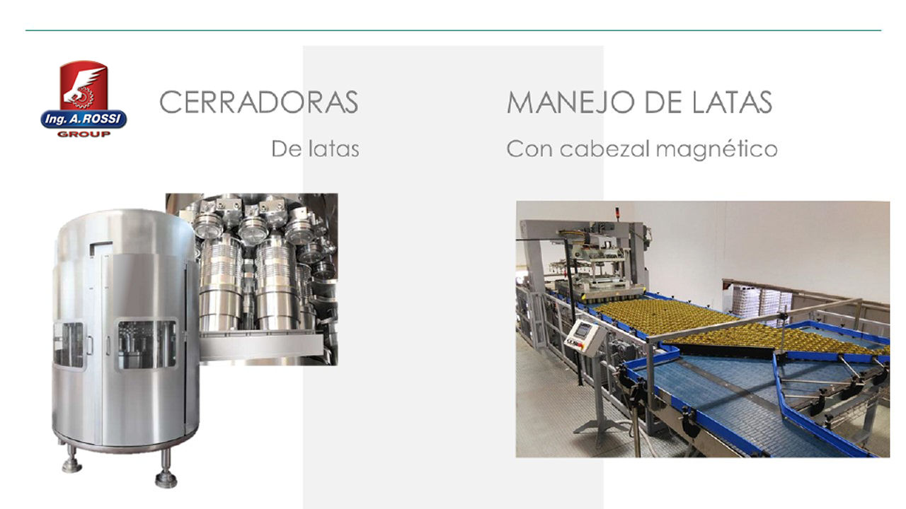 grupo de marcas 10: Cerradoras de latas, Manejo de latas